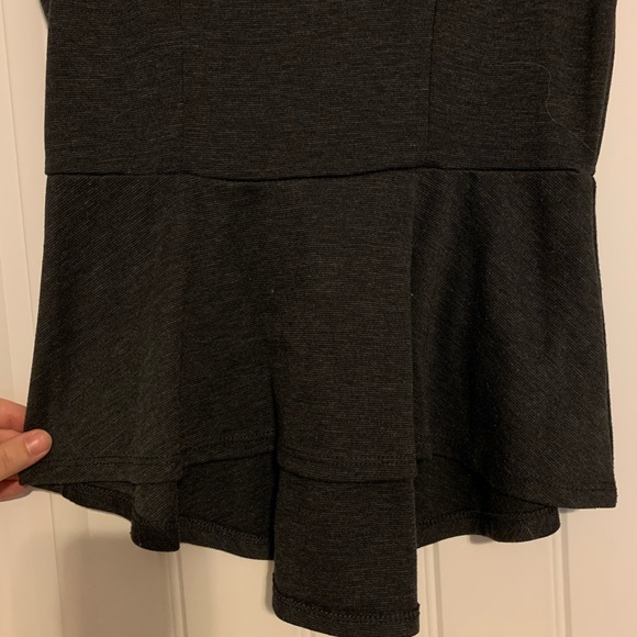 Grey peplum top - Picture 3 of 5